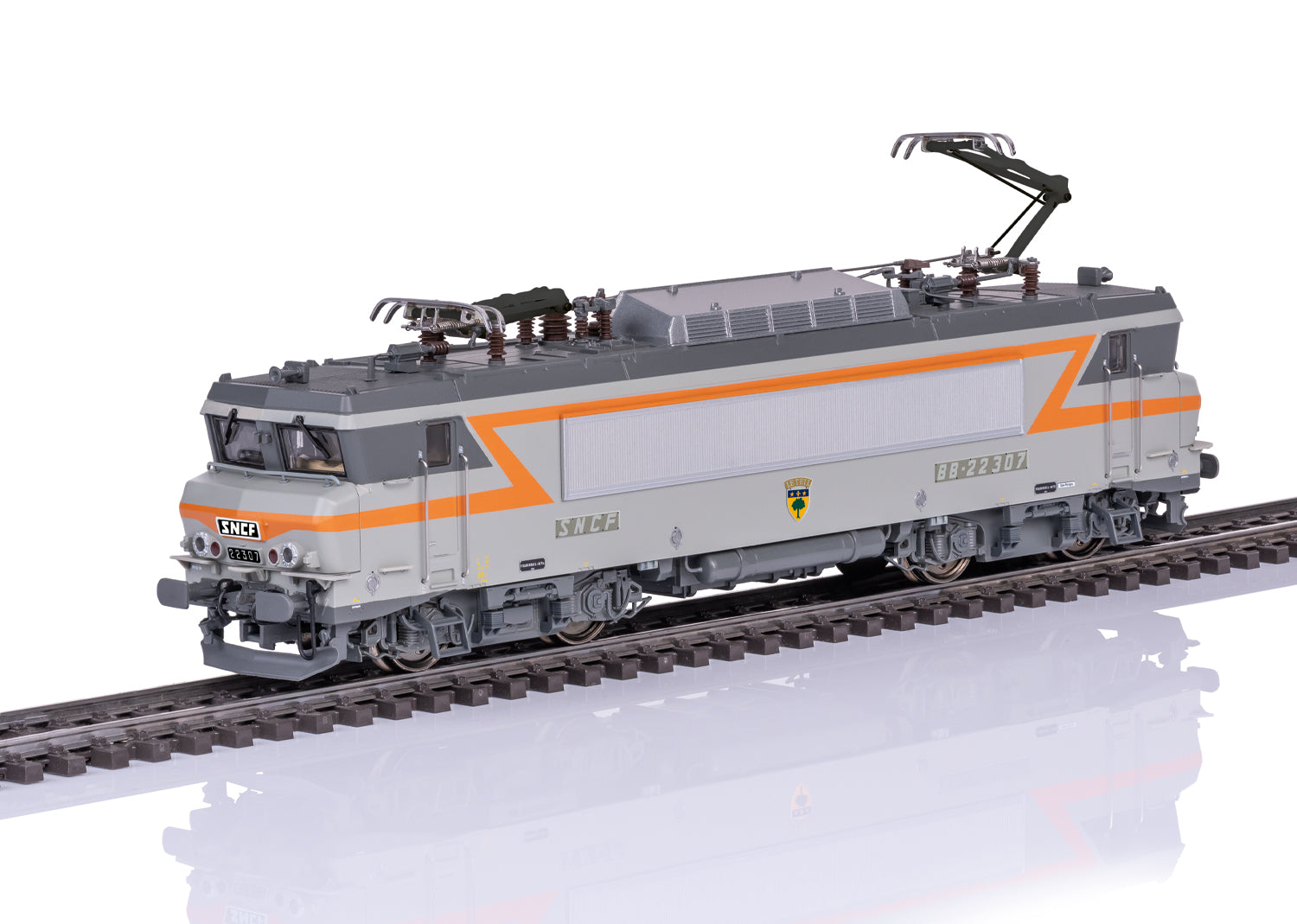 PREORDER Minitrix HO 25163 Class BB 22200 Electric Locomotive, French State Railway #BB 22307 (DCC & Sound Equipped)