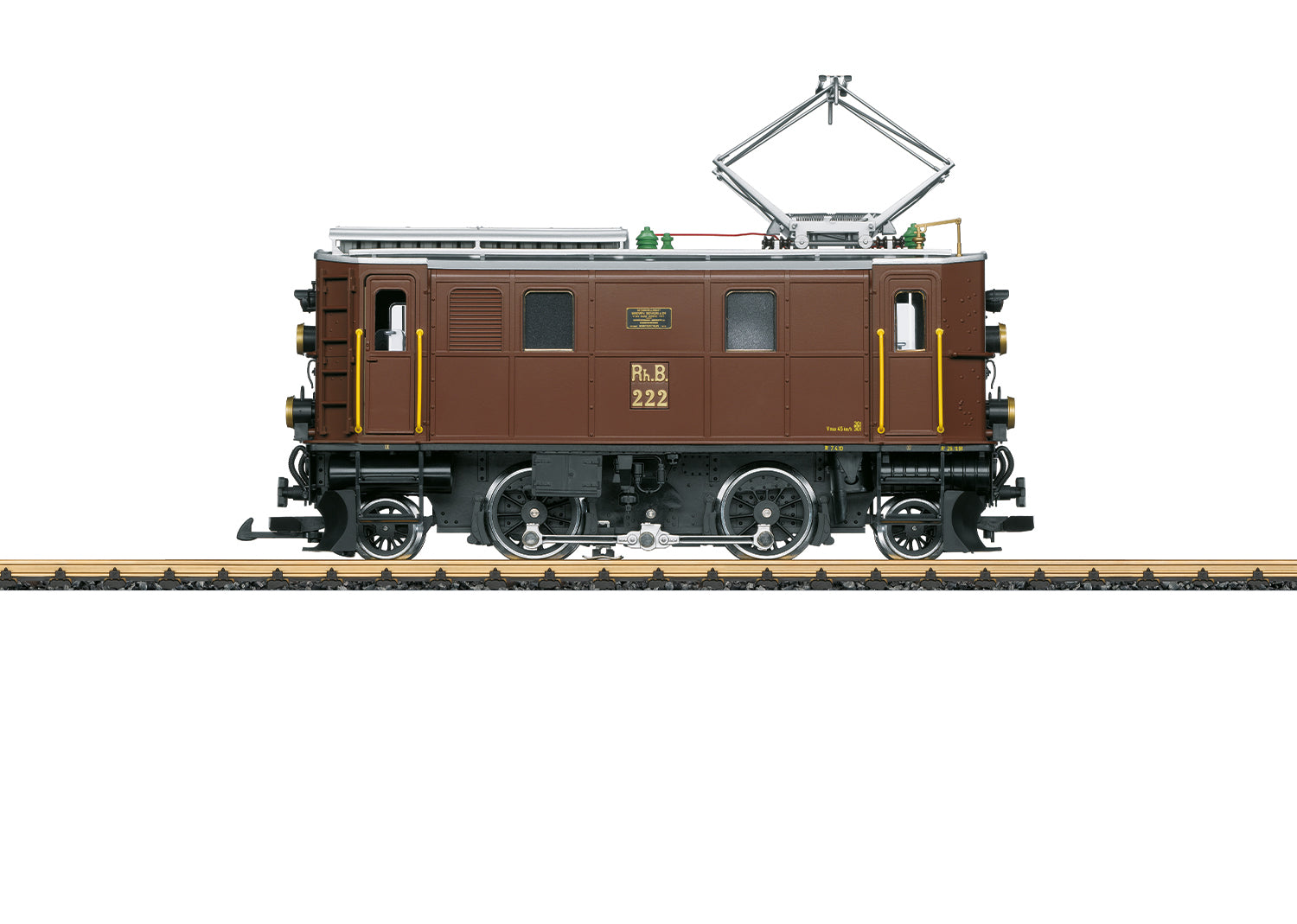 PREORDER LGB G 24451 Class Ge 2/4 Electric Locomotive, Rhaetian RhB #222 (DCC & Sound Equipped)