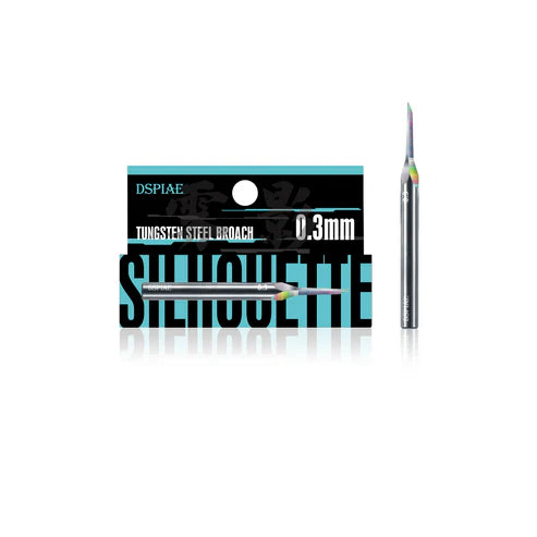 DSPIAE YPB-03 Precision Tungsten Steel Push Broach 0.3mm