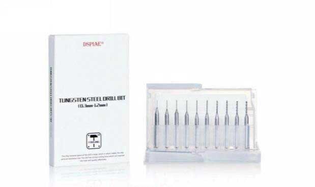 DSPIAE DB03 Tungsten Steel Drill Bit, 0.3-1.2