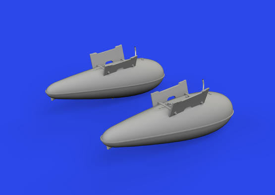 Eduard P-51D 110gal fuel tanks PRINT 1/72 Brassin for EDUARD