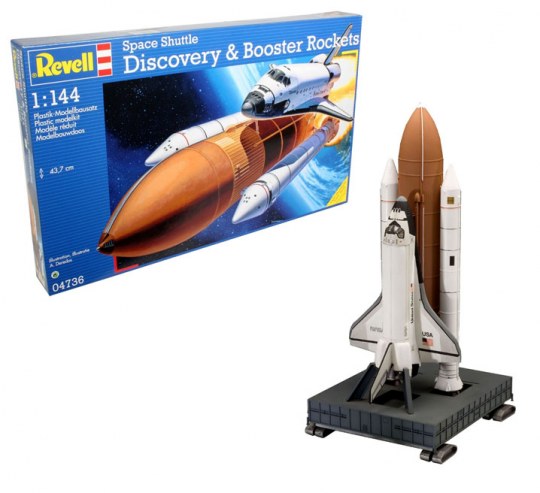 Revell 04736 Space Shuttle Discovery + Booster Rockets 1:144