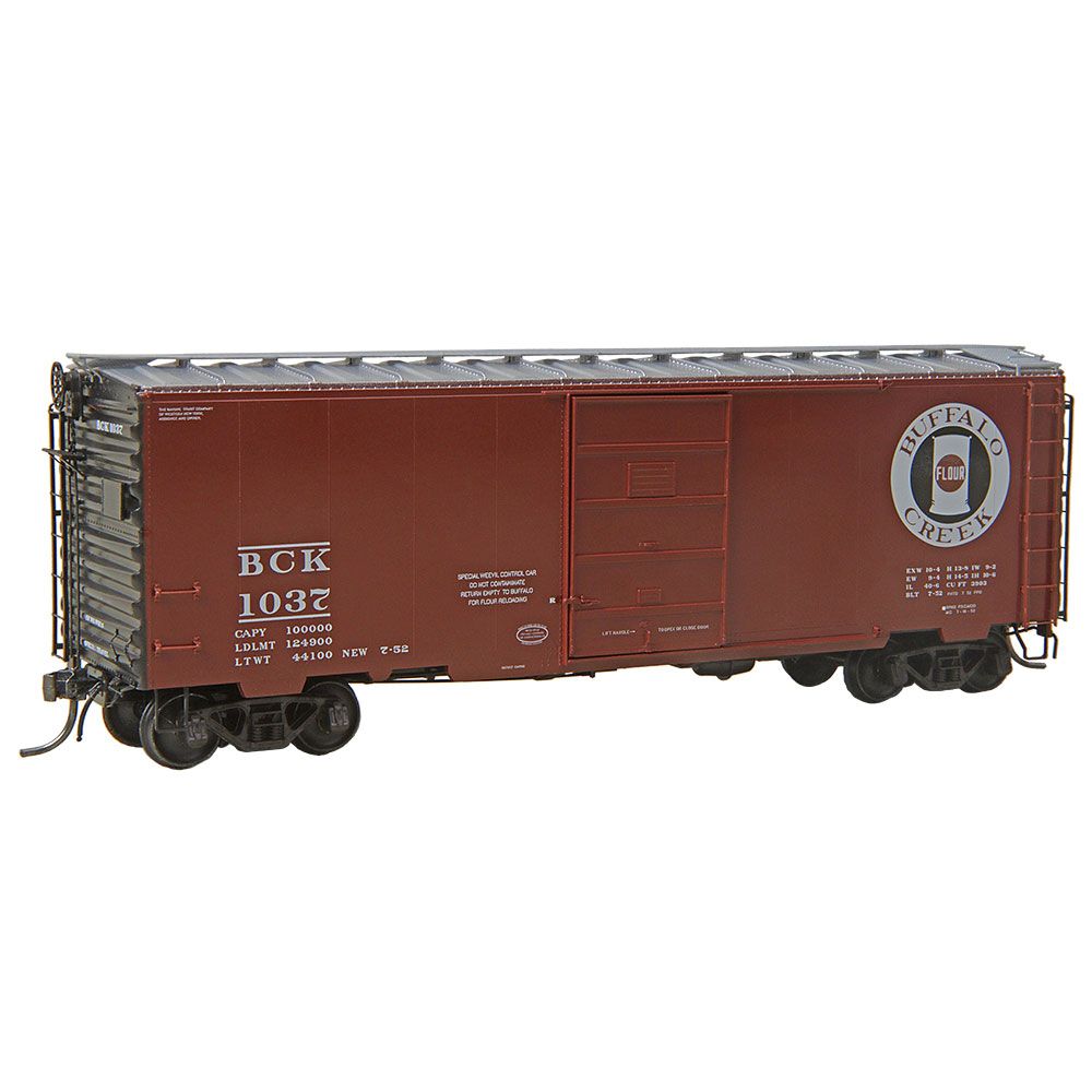 Kadee HO 4838 RTR 40' PS-1 Boxcar, Buffalo Creek #1037