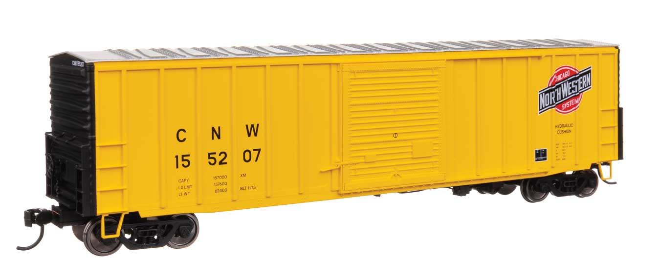 PREORDER Walthers Mainline HO 910-46031 50' ACF Exterior Post Dreadnaught End Plate B Boxcar, Chicago & North Western #155207