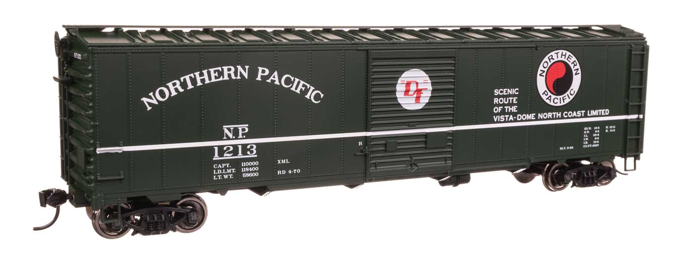 Walthers Mainline HO 910-46523 50' AAR Single Door Boxcar, Northern Pacific #1213