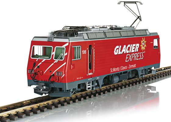 PREORDER LGB G L23101 Class HGe 4/4 II Rack Electric, Matterhorn-Gotthard Railway (DCC and Sound)