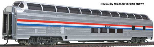 Walthers Proto HO 14601 85' Budd Great Dome, Lighted, Amtrak Ph III #9301