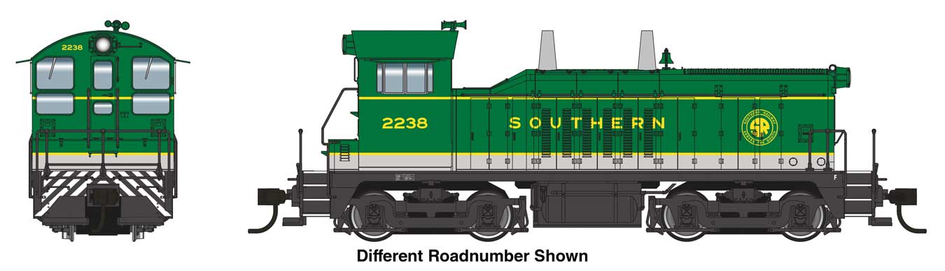PREORDER WalthersProto 920-50510 HO EMD NW2 Phase V - Standard DC -- Southern #2255