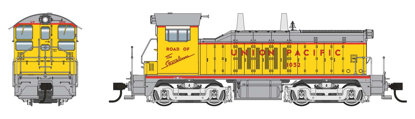 PREORDER WalthersProto 920-50511 HO EMD NW2 Phase V - Standard DC -- Union Pacific(R) #1052