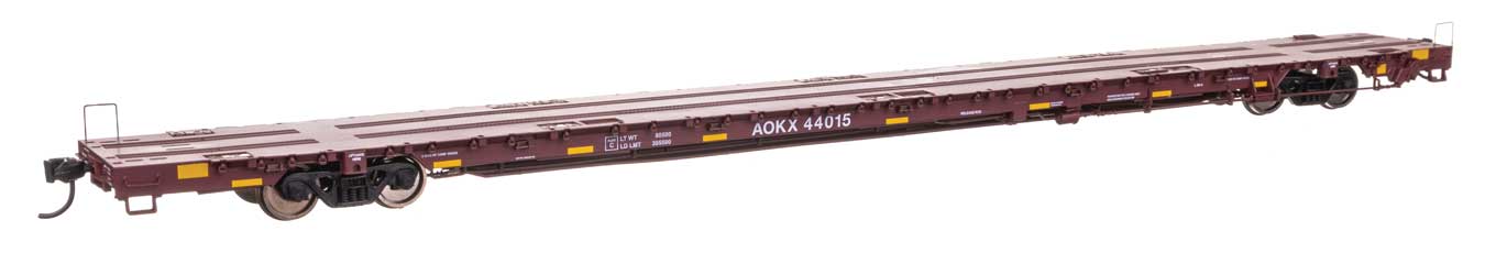 PREORDER Walthers Proto HO 920-104622 89' Greenbrier TTX 110-Ton Flatcar, Greenbrier Management Services AOKX #44015