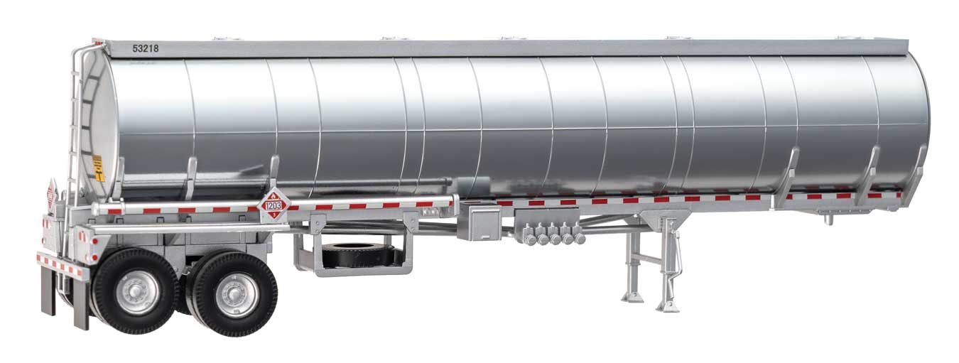 Walthers SceneMaster HO 949-12360 Petroleum Tank Trailer, Painted Unlettered