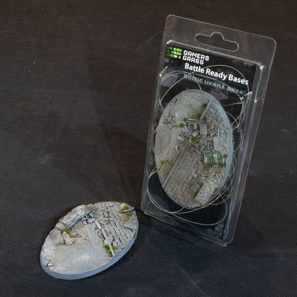 Gamers Grass Battle Ready Bases - Urban Warfare - Oval 105mm (x1)