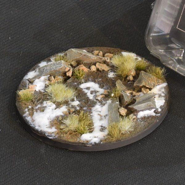 Gamers Grass Battle Ready Bases - Winter - Round 100mm (x1)