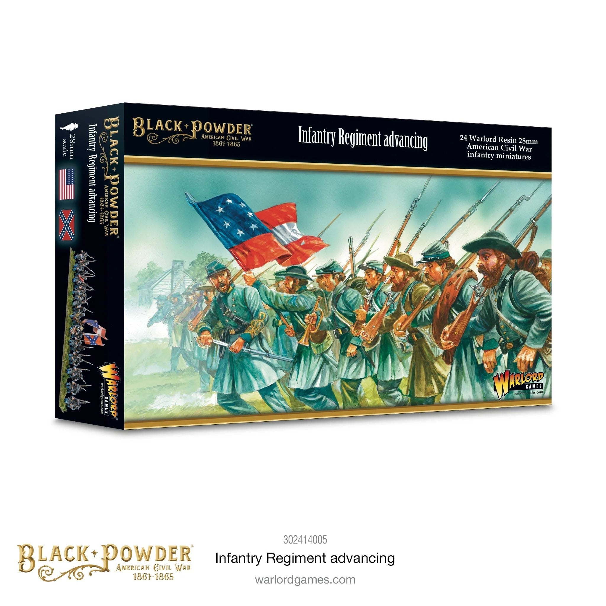 Black Powder: American Civil War: Infantry Regiment (Advancing)