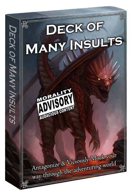 The Deck of Many (5E): Insults