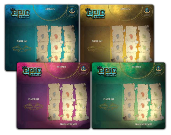 Tiny Epic Cthulhu: 4 Pack Player Mats
