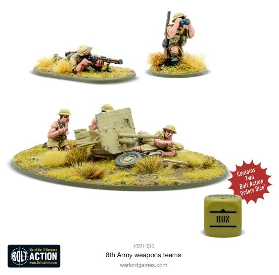 Bolt Action: 8th Army Weapons Teams