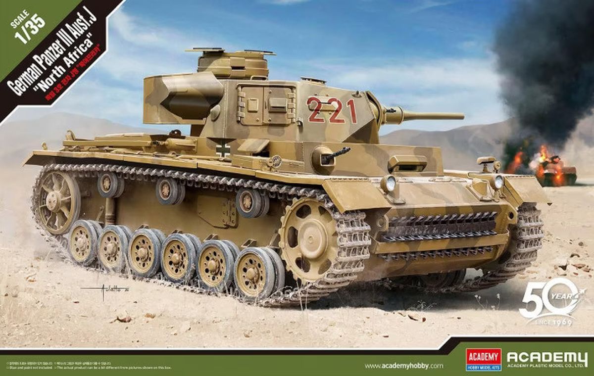 Academy Models 13531 German Panzer III Ausf. J North Africa