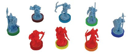 War of the Ring: Colored Plastic Rings - Core Set