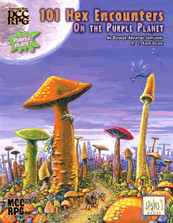 Dungeon Crawl Classics RPG: Purple Planet Adventure - 101 Hex Encounters