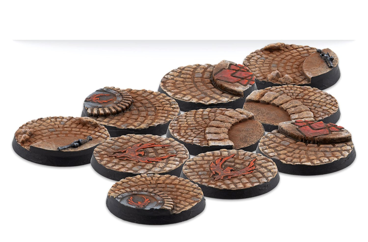 Warcrow: Hegemony Scenery Bases - Alpha Series 30mm
