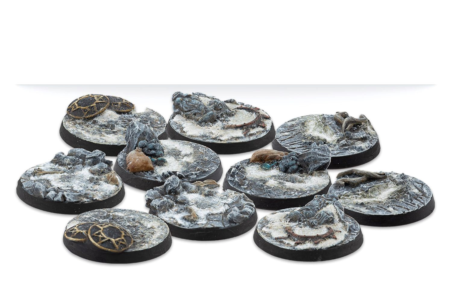Warcrow: Nortern Tribes Scenery Bases - Alpha Series 30mm