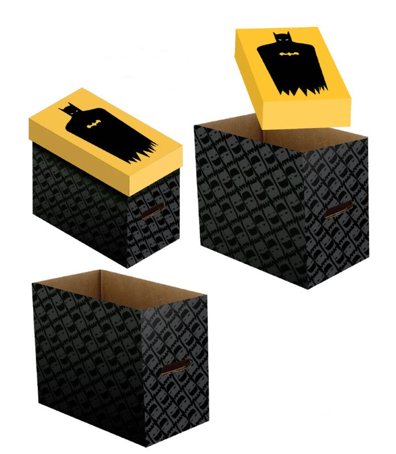 Short Comic Book Storage Box: DC - Batman Cape & Cowl (5)