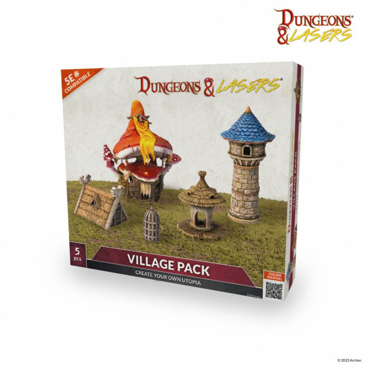 Dungeons & Lasers: Expansion Set - Village Pack