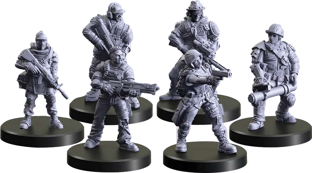 Cyberpunk RED: Combat Zone - 6th Street Faction Starter Box