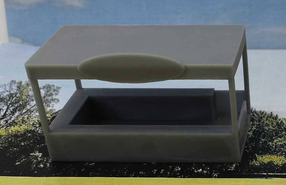 Phoenix Precision Models O 33815 10' Concession Stand 3D Printed Kit, Unpainted