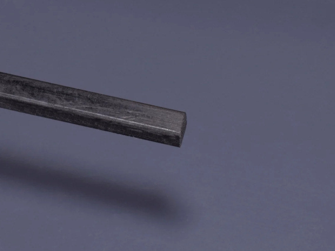 10mm x 500mm Square Rod