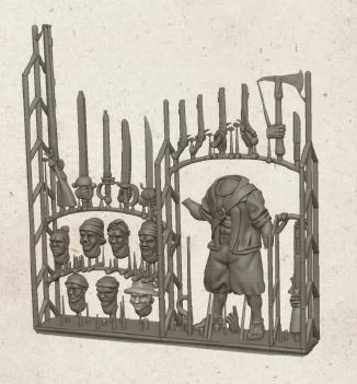 Port Royal: Customizable Maroon Character Sprue