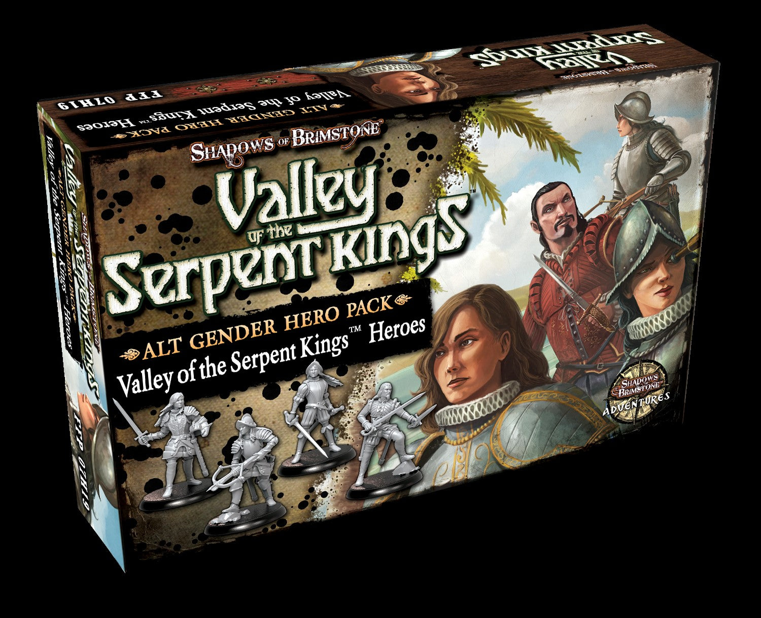 Shadows of Brimstone: Valley of the Serpent Kings - Alternate Gender Hero Pack