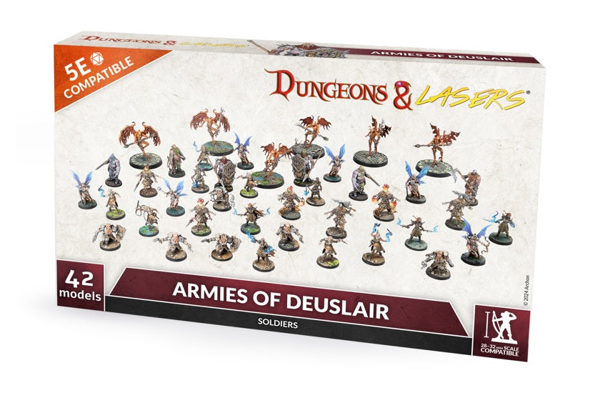 Dungeons & Lasers: Miniatures - Armies of Delusair