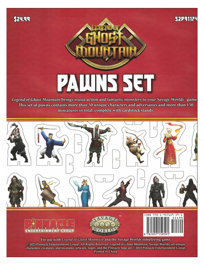 Necessary Evil RPG: Legend of Ghost Mountain - Pawns (SWADE)