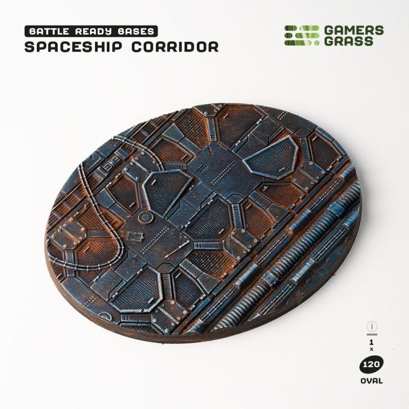 Gamers Grass Battle Ready Bases - Spaceship Corridor - Oval 120mm (x1)