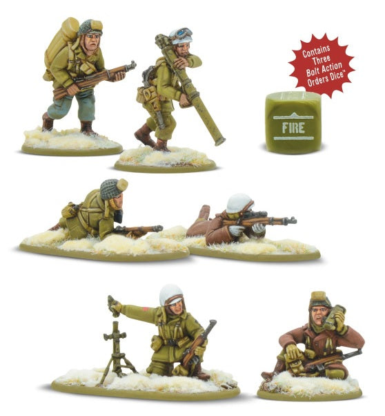 Bolt Action: US Airborne (Winter) Weapons Team