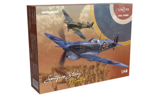 Eduard 1/48 SPITFIRE STORY: MALTA DUAL COMBO [Limited Edition]