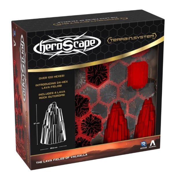 Heroscape: The Lava Fields of Valhalla Terrain Expansion