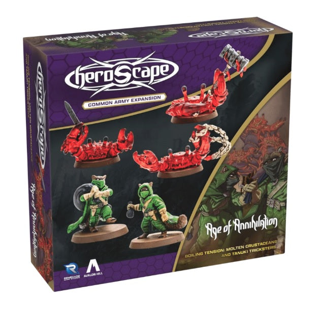 Heroscape: Molten Crustaceans and Tanuki Tricksters Army Expansion