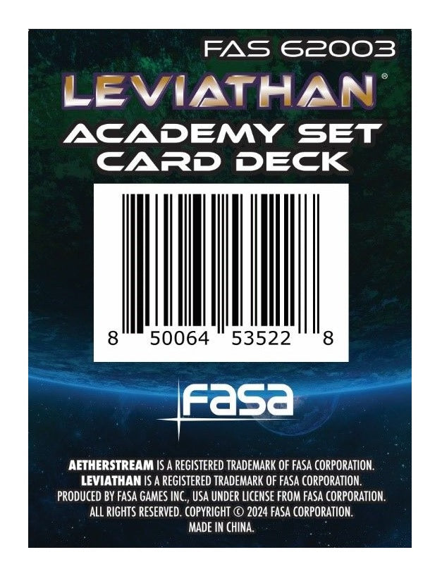 Leviathan: Academy Set Card Deck