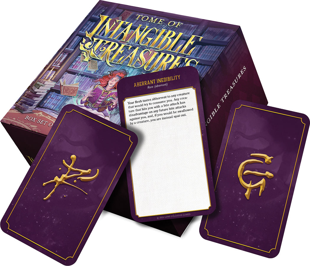 Intangible Treasures Tarot-Size Reference Card Box Set (5E)