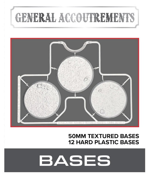 General Accoutrements: 50mm Textured Bases