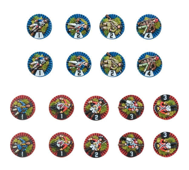 Black Powder: Epic Battles - Revolution! Casualty Markers (15mm)