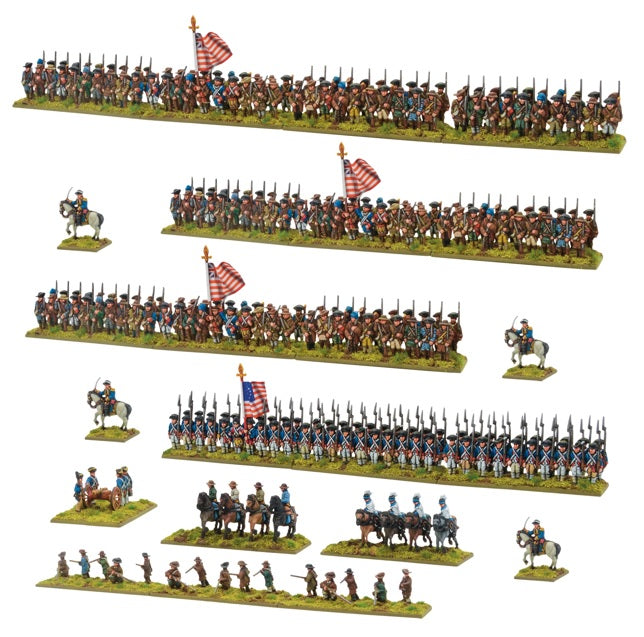 Black Powder: Epic Battles - Revolution! Continental Army Brigade (15mm)