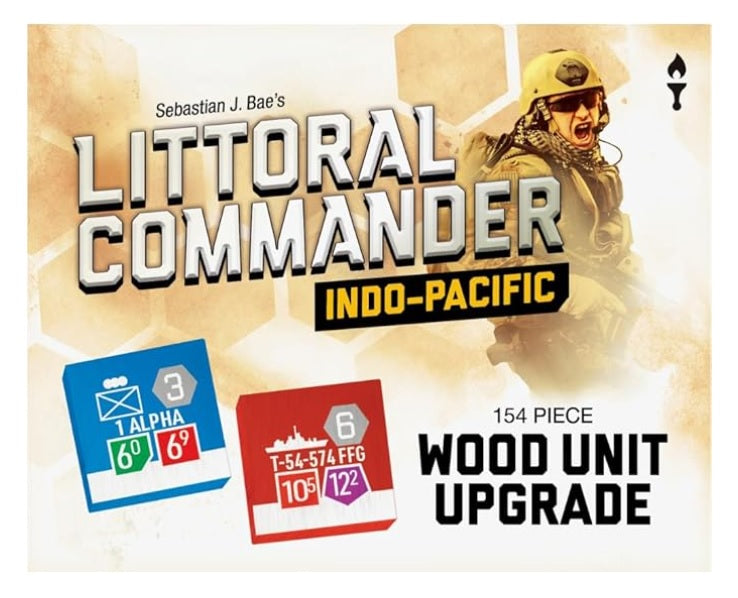 Littoral Commander: Indo-Pacific Wood Tokens Upgrade Expansion
