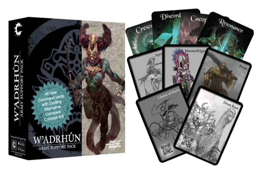 Conquest: W'adrhun - Alternate Art Army Support Pack
