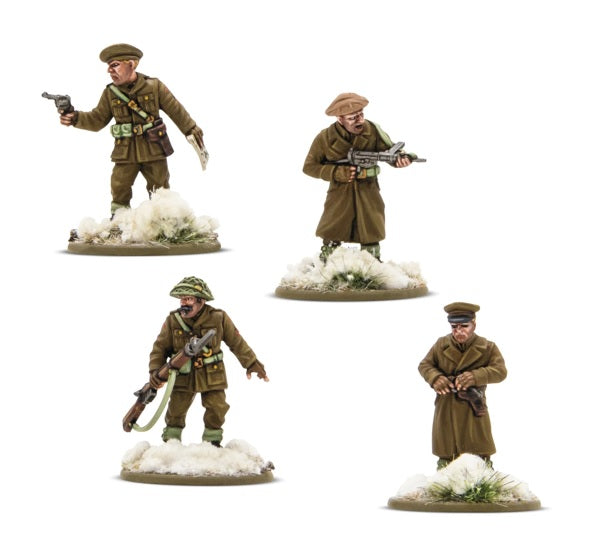 Bolt Action: British & Canadian Infantry (Winter) Platoon Commanders