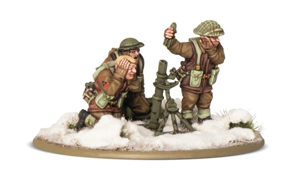 Bolt Action: British & Canadian Infantry (Winter) Medium Mortar Team