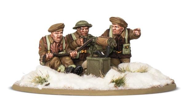 Bolt Action: British & Canadian Infantry (Winter) Medium Machine Gun Team